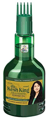 KESH KING Ayurvedic Hair Oil | Herbal Oil with Bhringraj & Amla | Enhance Hair Growth | Reduce Hairfall | Nourishes Scalp | Provides Long & Thick Hair | 3.38 Fl Oz/100ml - Image 3