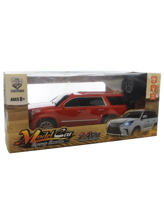 Safari Model Car Spray Smoke Red 1:12 with Remote Control - QX3688-GMCT  - Image 1