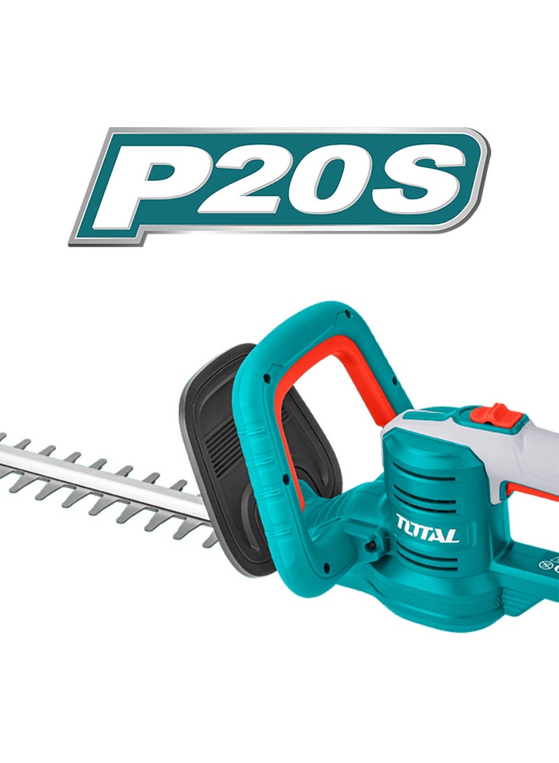 TOTAL 20V Cordless Hedge Trimmer (460mm) - 18mm Cutting Capacity with Laser-Cut Blade & 2800RPM Motor - Includes 2.0Ah Battery, Charger, Safety Goggles & PU Gloves - THTLI20461 - Image 4