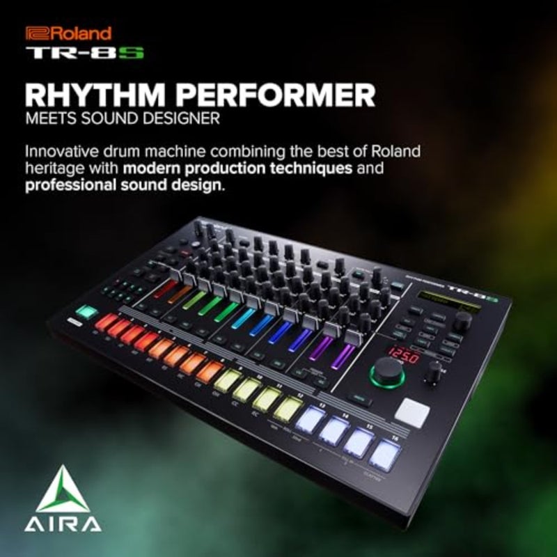 ايرا إيقاع الأداء TR-8S، أسود - Image 3