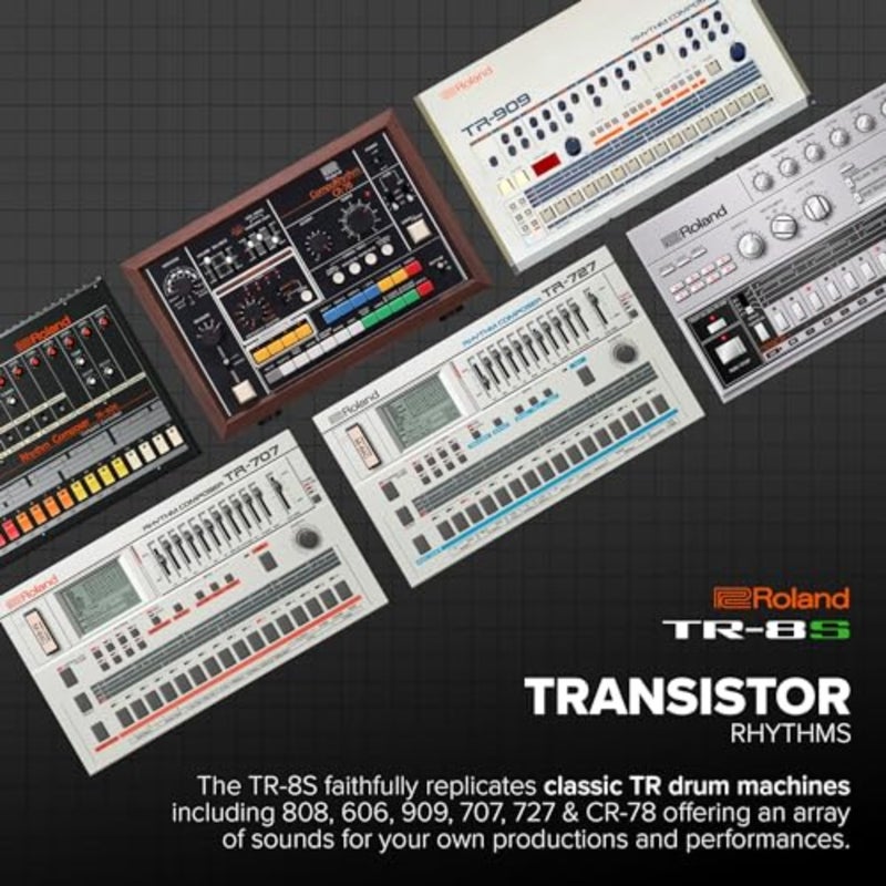 ايرا إيقاع الأداء TR-8S، أسود - Image 4