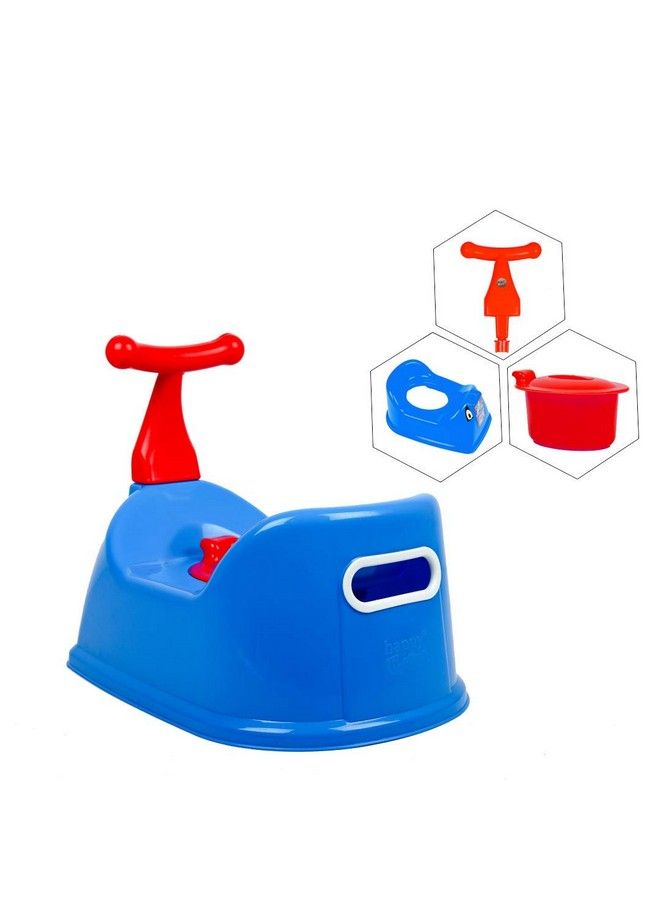 Nabhya Handle Baby Potty Training Seatchair For Kidsinfant Potty Toilet Chair With Removable Tray & Closing Lid (Blue) - Image 5