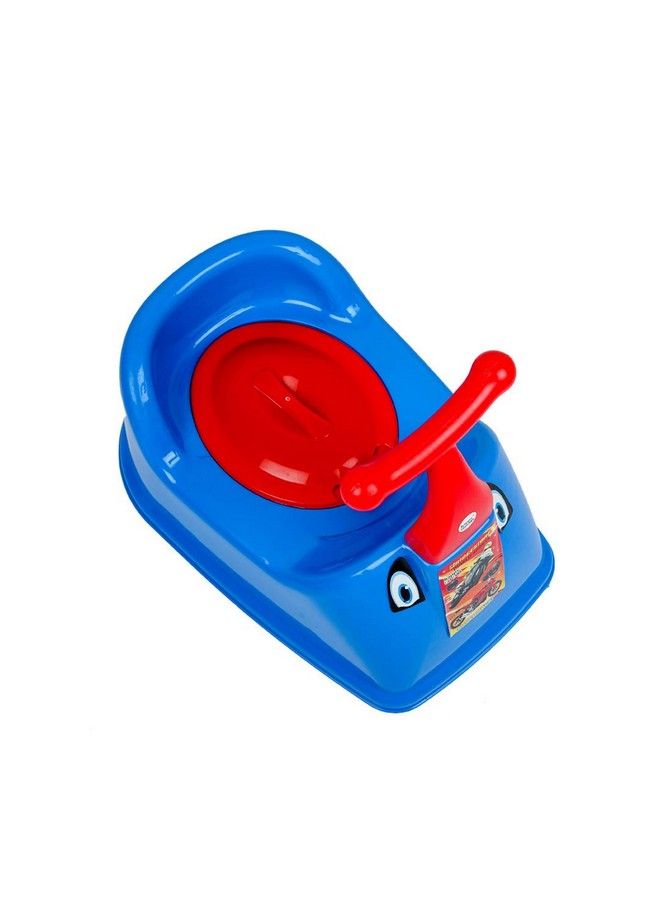 Nabhya Handle Baby Potty Training Seatchair For Kidsinfant Potty Toilet Chair With Removable Tray & Closing Lid (Blue) - Image 4