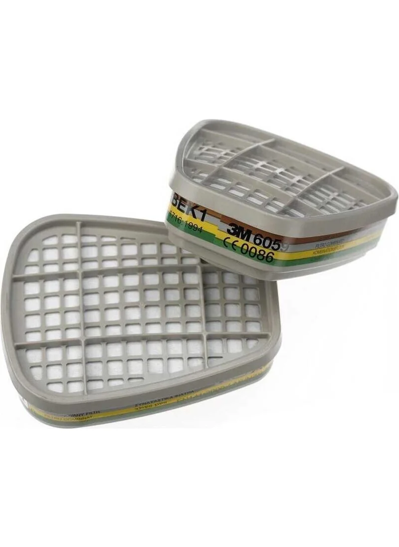 3M 6059 Abek1 Gas and Steam Filter (1 Pair)