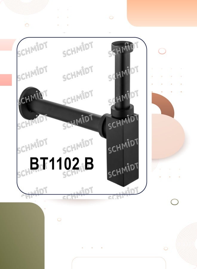 شميت بلتراب صرف مياه  مربع المانية الصنع لون اسودbt1102B