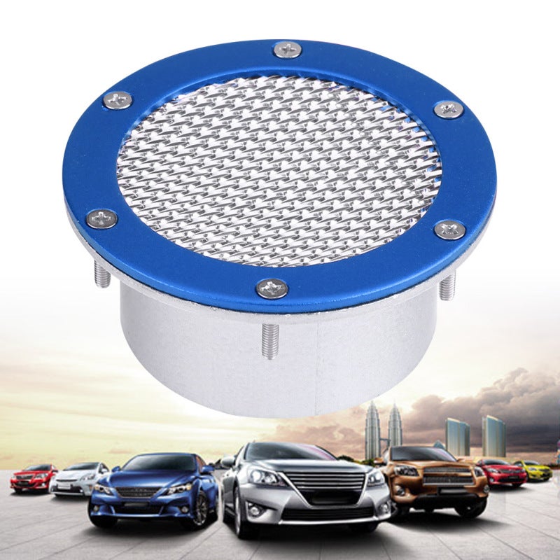 Racing Air Duct: Blue Metal, Premium Durable, Direct Replacement Cold Air Intake - Fresh Cooling Air, Grille Bumper Vent for Universal Car - Image 3