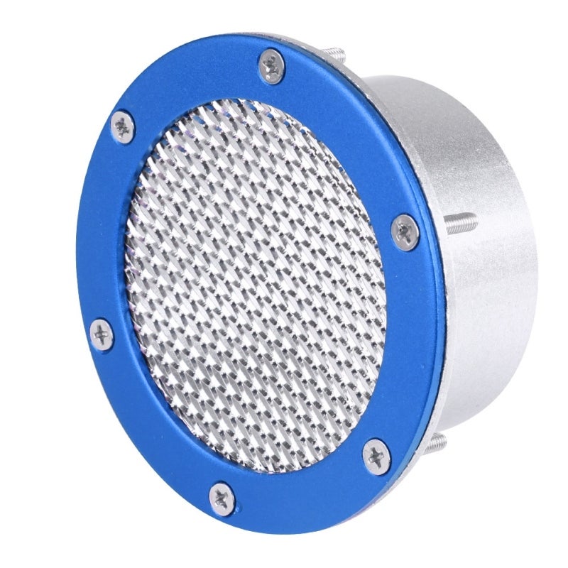 Racing Air Duct: Blue Metal, Premium Durable, Direct Replacement Cold Air Intake - Fresh Cooling Air, Grille Bumper Vent for Universal Car - Image 1