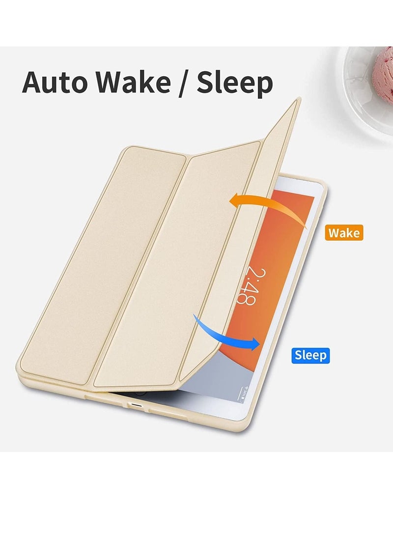 iPad 9th/8th/7th Generation case (2021/2020/2019) iPad 10.2-Inch Case with Pencil Holder [Sleep/Wake] Slim Soft TPU Back Smart Magnetic Stand Protective Cover Cases - Image 3