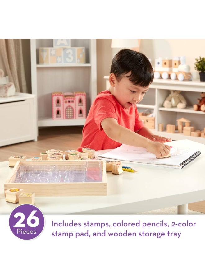 Melissa & Doug ختم-مشهد-حديقة الجنيات - Image 2