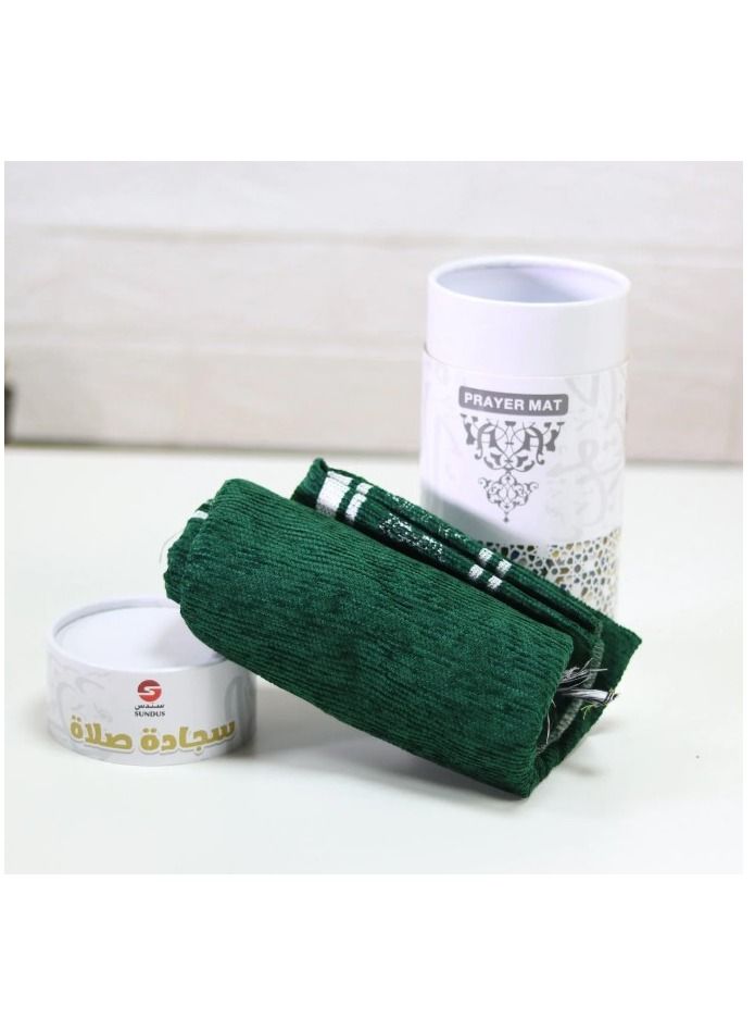 سندس سجادة صلاة مع اسطوانة المميزة بنوقشها - Image 2