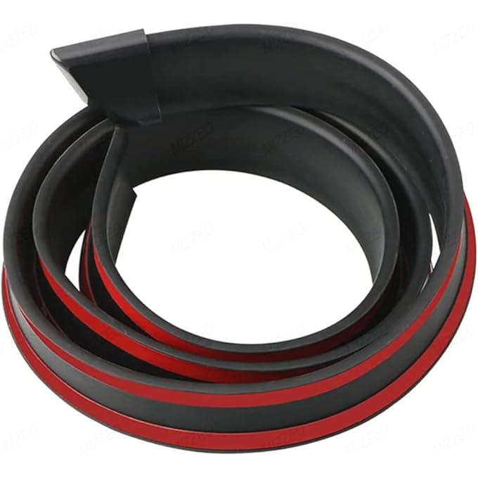 rayihni Fiber Trunk Spoiler Lip PunchDrill Free 150 Cm X 35 Cm Matte Black Compatible With Ford Figo Aspire 20152018 - Image 3