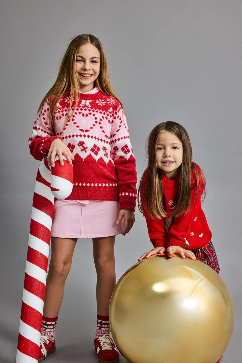 DeFacto Girl Regular Fit Crew Neck Pullover