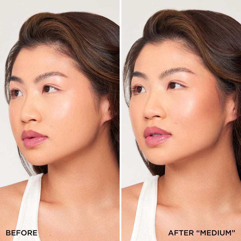 HALEYS Re-sculpt Smoothing Contour Powder (Medium) Lightweight, Non-Caking, Nourishing & Skin-Softening, Infused with Shea Butter & Chamomile Flower Water to Soothe Skin - Image 3