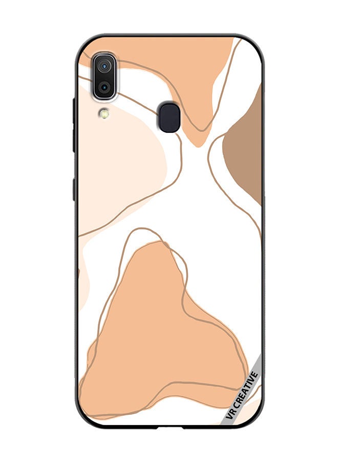 VR CREATIVE Protective Case Cover For Samsung Galaxy A30 Layers Design Multicolour - Image 1