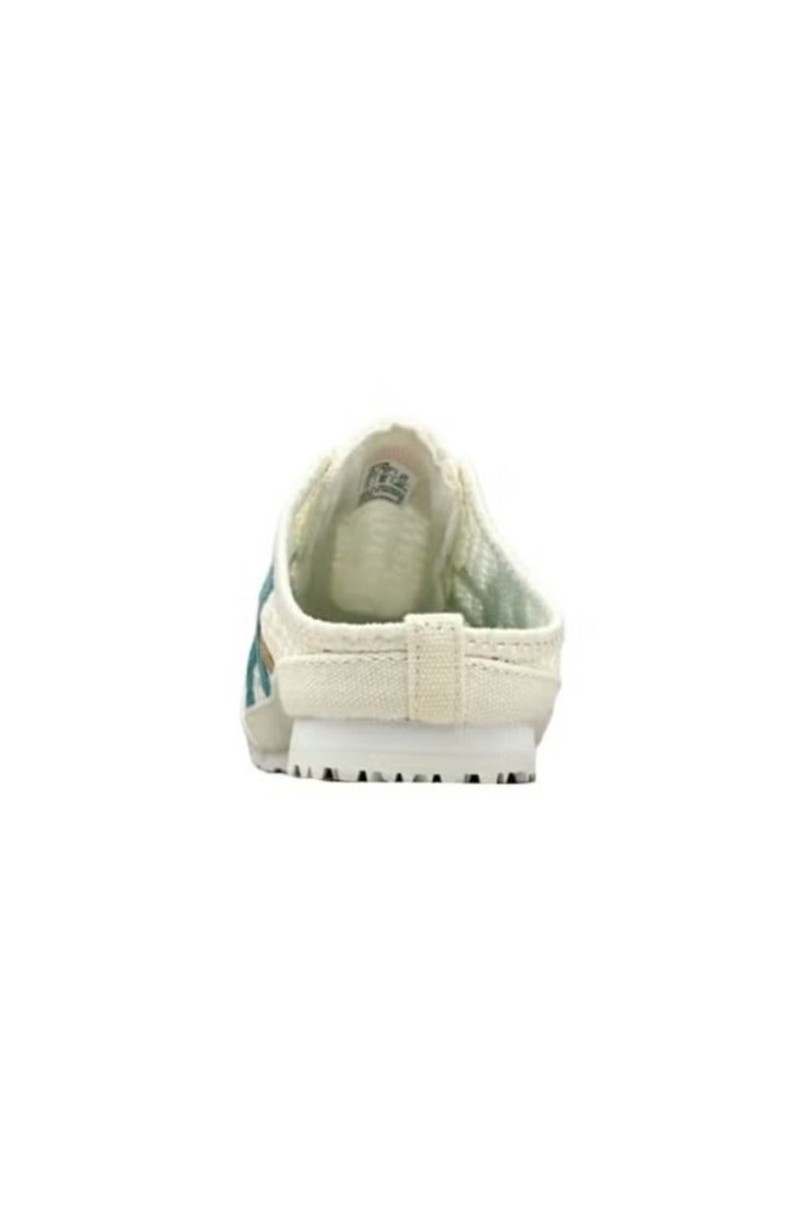 Onitsuka Tiger MEXICO 66 SABOT Summer Casual Slide Sandals - Beige/Cyan/Brown - Image 4
