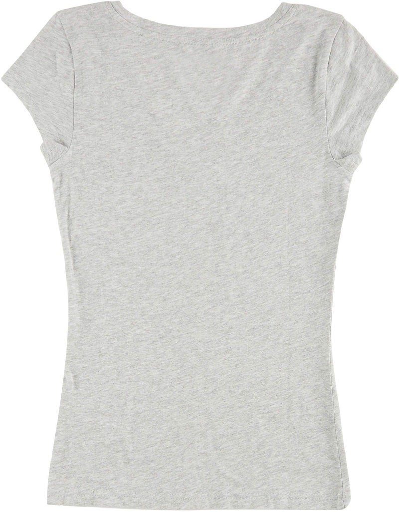 Aveto Juniors the Basic V-Neck Tee, Grey, L - Image 2