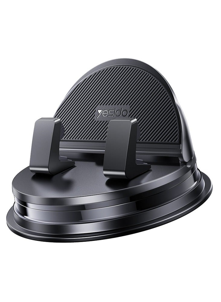 Yesido C268 Car Dashboard 360 Degree Rotating Base Phone Holder Black - Image 1