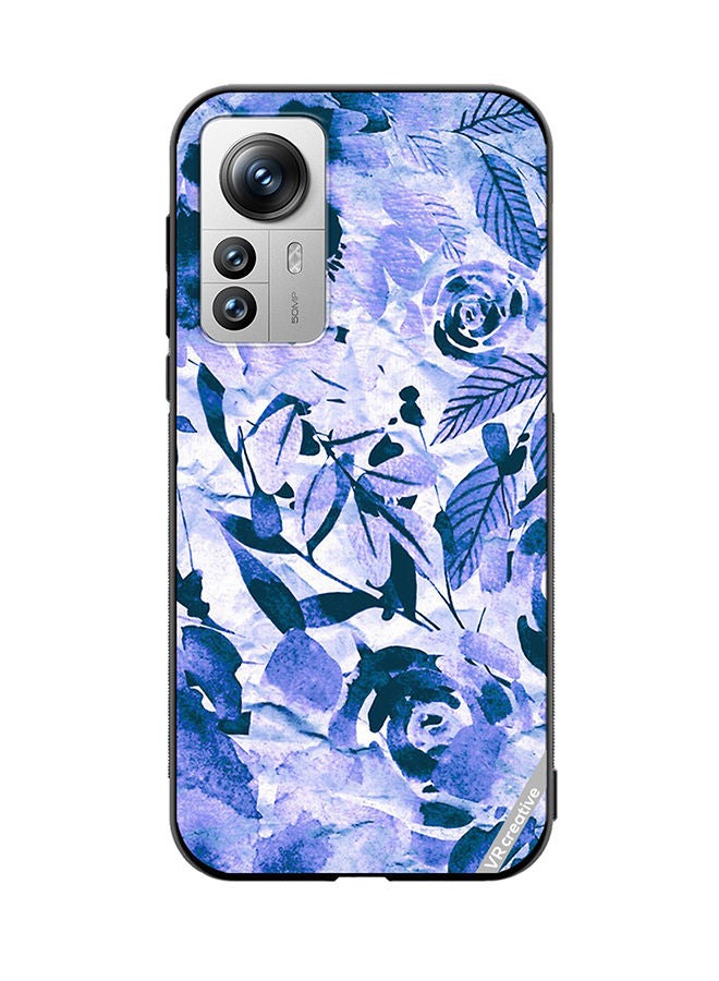 VR CREATIVE Protective Case Cover For Xiaomi 12X Flower Design Multicolour - Image 1