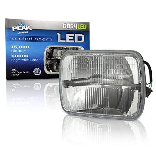 PEAK H6054 Sealed Beam 6000K LED Headlight - Image 1