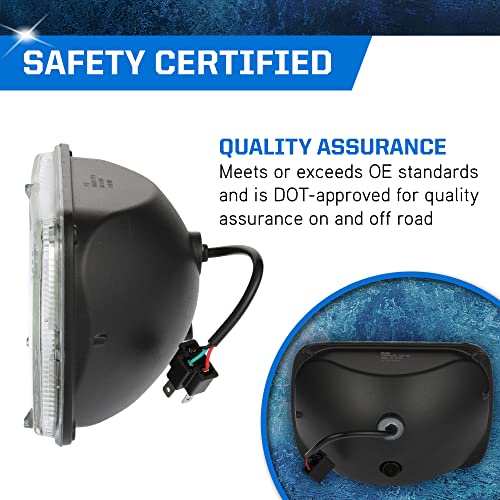 PEAK H6054 Sealed Beam 6000K LED Headlight - Image 3