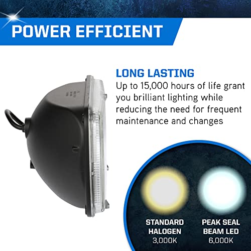 PEAK H6054 Sealed Beam 6000K LED Headlight - Image 5