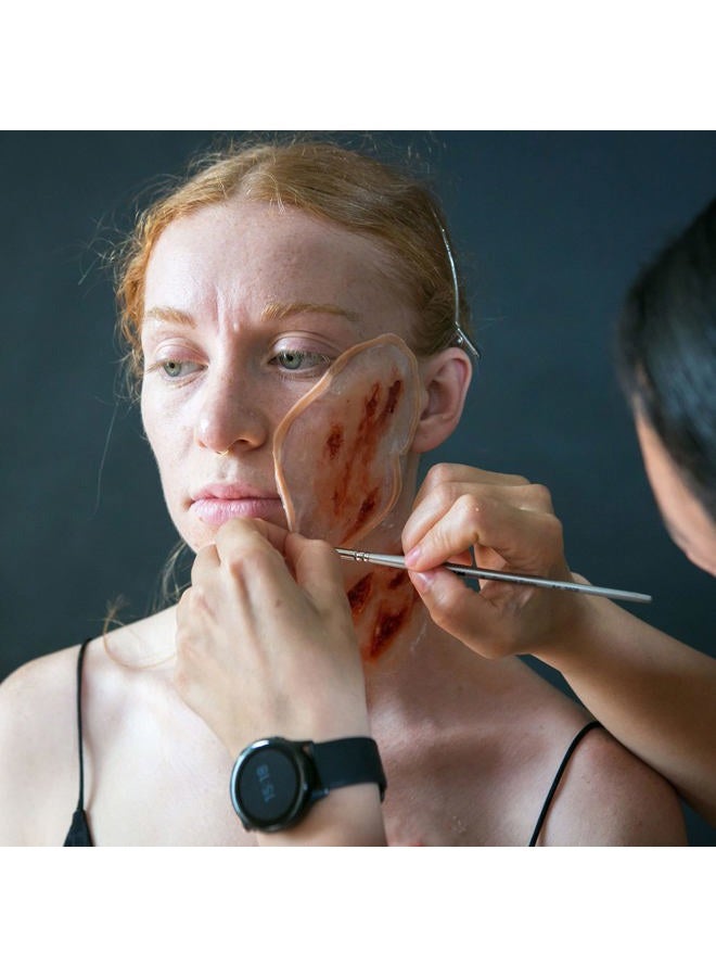 Narrative Cosmetics لاصق طبي بدرجة طبية آمن للبشرة، معتمد على الماء، لتثبيت مستحضرات التجميل الخاصة بالمكياج الخاص بالمؤثرات الخاصة، الأطراف الصناعية، هالوين والمهرجانات - زجاجة 2 أوقية - Image 5