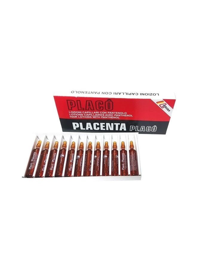 12 x10 ml Vials Placenta Placo Intensive Revitalizing Treatment Against Hair Loss