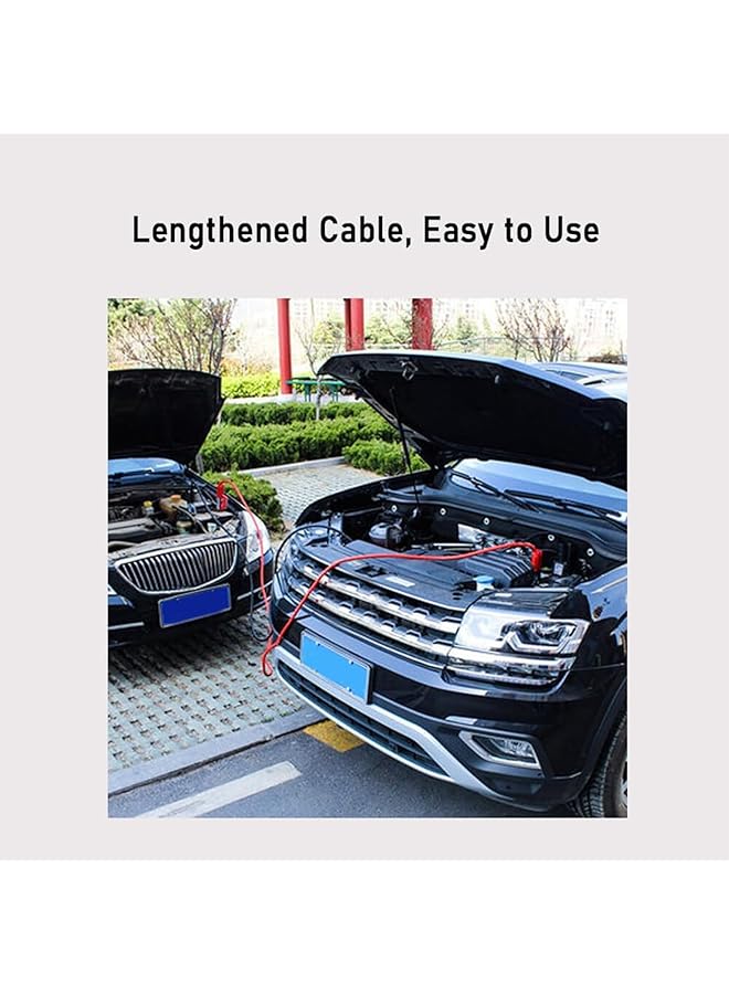 Jumper Cables Jumper Cables Heavy Duty 4M/5000A Booster Cable For Jump Starting Dead Or Weak Batteries Heavy Duty Automotive Jumper Cable Emergency Power Battery Starter For Car Battery - Image 2
