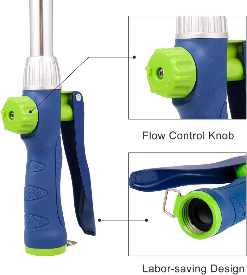 GREEN MOUNT Watering Wand, 16 Inches Sprayer Wand with 8 Watering Patterns for Lawn and Garden Use - Image 4