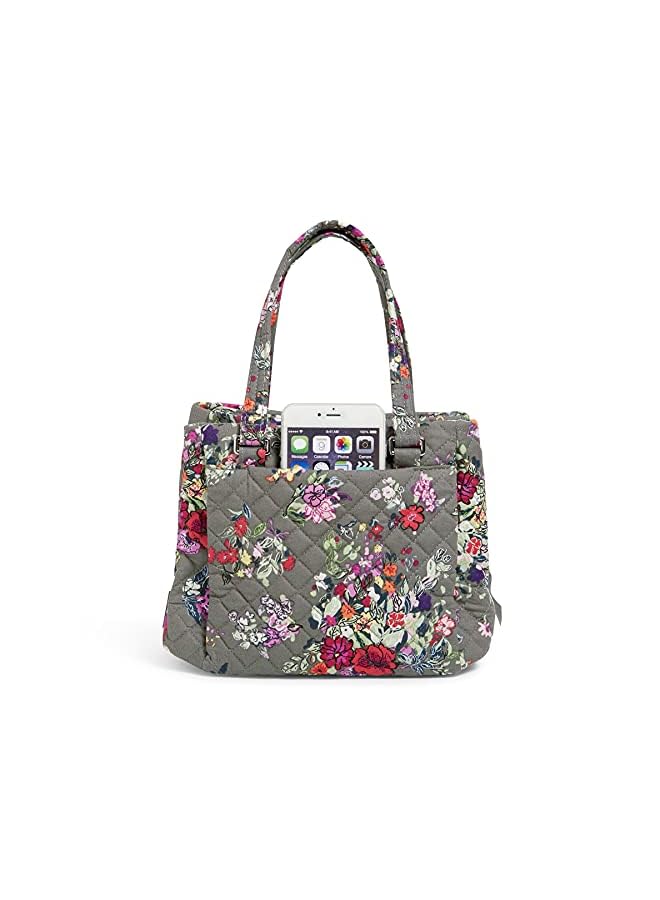 Vera Bradley حقيبة كتانية متعددة الأقسام للسيدات مصنوعة من القطن المعاد تدويره - Image 1