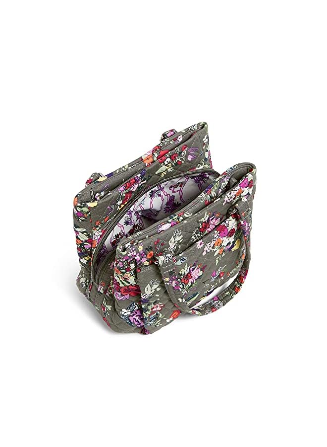 Vera Bradley حقيبة كتانية متعددة الأقسام للسيدات مصنوعة من القطن المعاد تدويره - Image 5