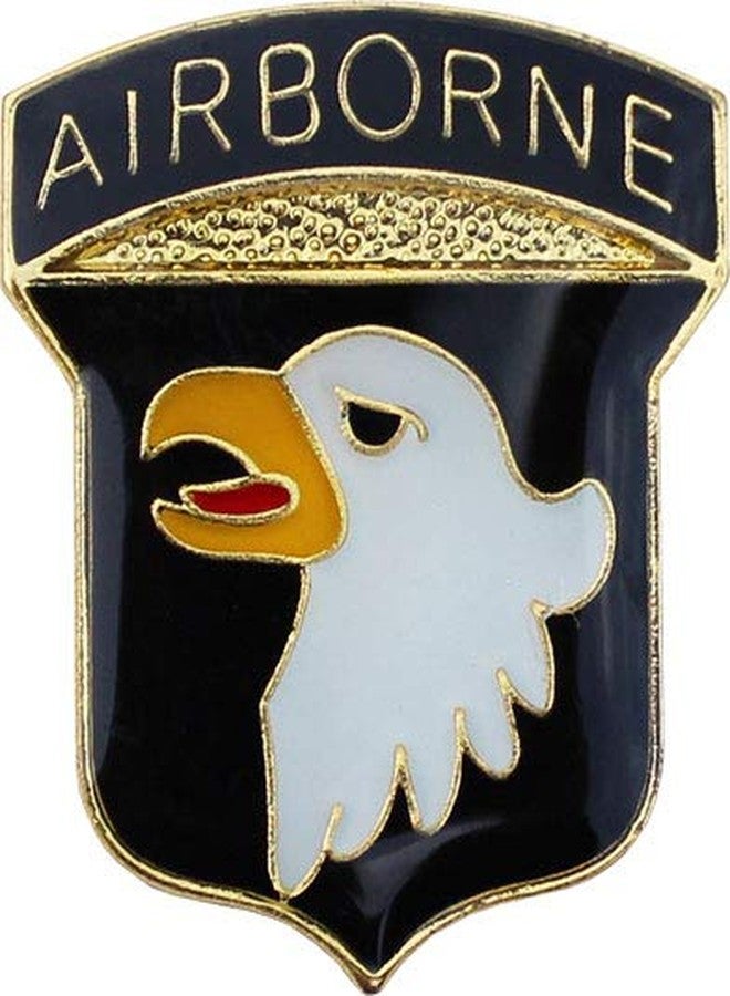 Flagline 101st Airborne Division Novelty Military Metal Die-struck Lapel Pin with Butterfly Clasp, Approximate Size 1 inch x .75 inch - Image 2