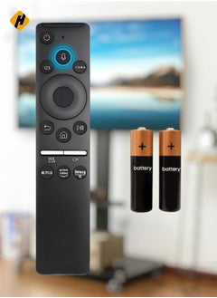 BN59-01327G Replace Voice Remote Control for Samsung QLED Smart TV - Compatible with QA55Q95TAW, QA65Q95TAW, QA65Q800TAW, QA75Q95TAW, Q80T, Q70T, Q60T, Q90T, Q800T, Q900TS, Q950TS & More - Includes Battery