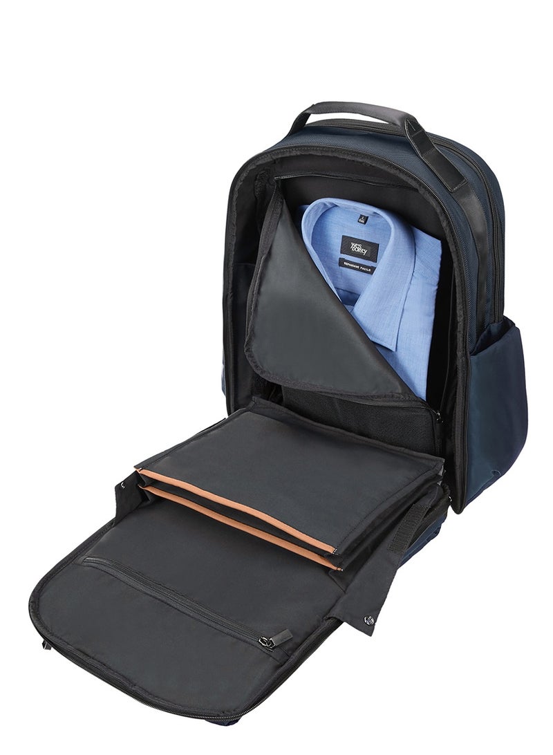 Samsonite Open Road 2.0 - 15.6" Laptop Backpack, Cool Blue|Reverse Zipper|Adjustable Strap|Tablet Compartment|Ergo Back|Bottle Holder|Front Pocket|Water Resistant Material - 2 Years International Warranty - Image 4