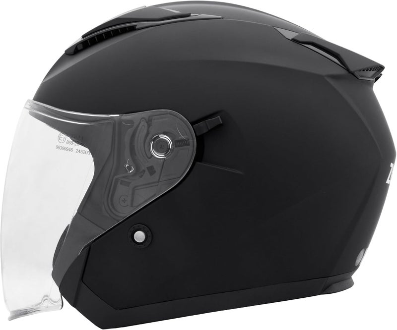 Zorax خوذة دراجة نارية زوراكس ZOR-608 تولا ذات وجه مفتوح مع واقي مزدوج معتمد ECE 2206 - Image 5
