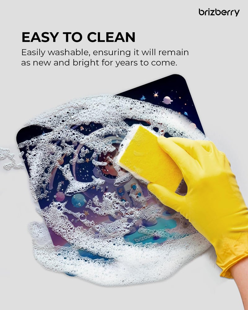 ARTBRIZ Brizberry Mouse Pad, Large Printed Premium Textured Waterproof Anti Skid Rubber Base for Desktop Laptop Gaming Professional 240X210X3mm [20% Larger] (120S - Pack of 1) - Image 5