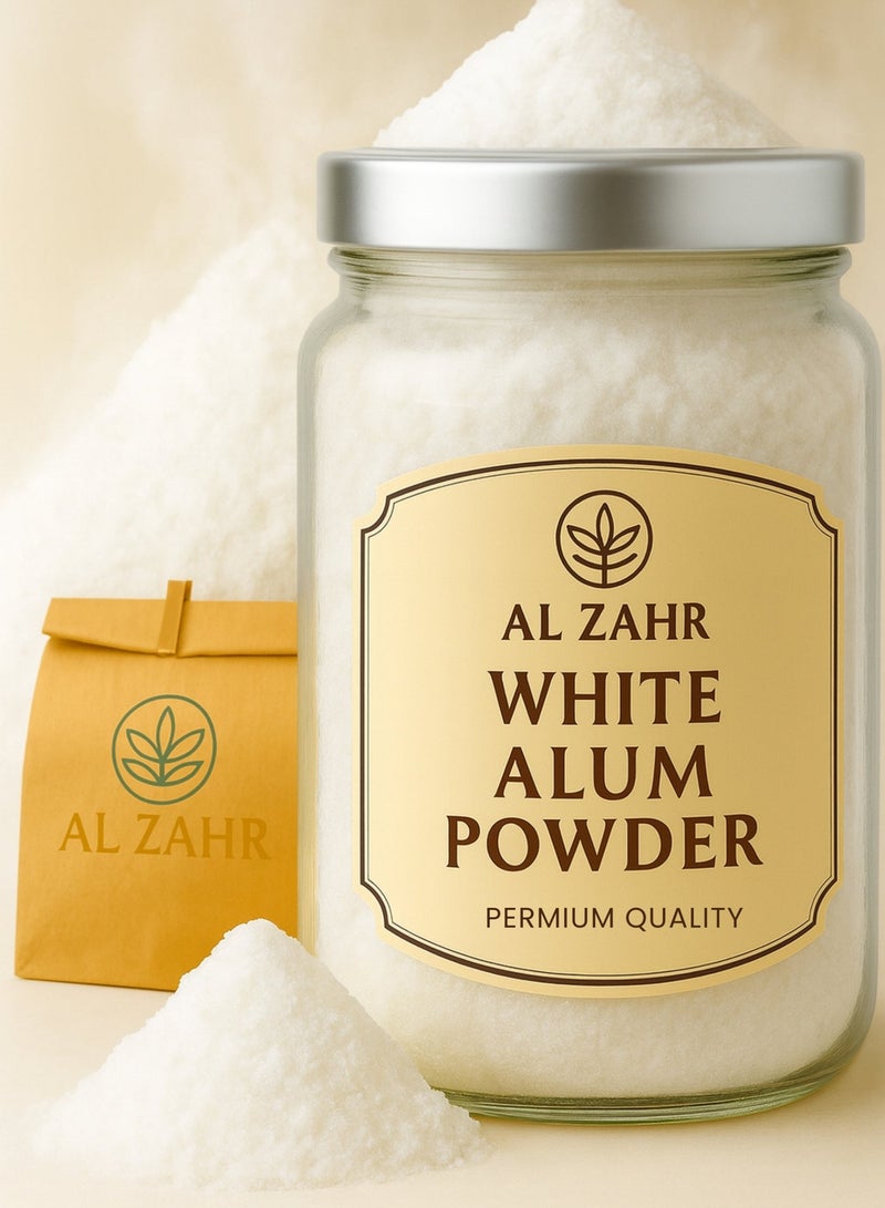 زهر مسحوق الشبة البيضاء من الزهر - مزيل عرق طبيعي 100% وعلاج لما بعد الحلاقة - راتنج أصلي عالي الجودة متعدد الأغراض - Image 1