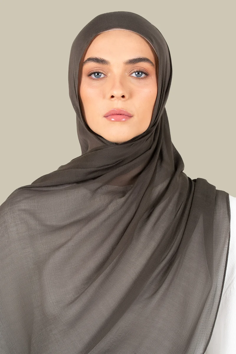 سيلكروز حجاب قطن مودال بالفحم