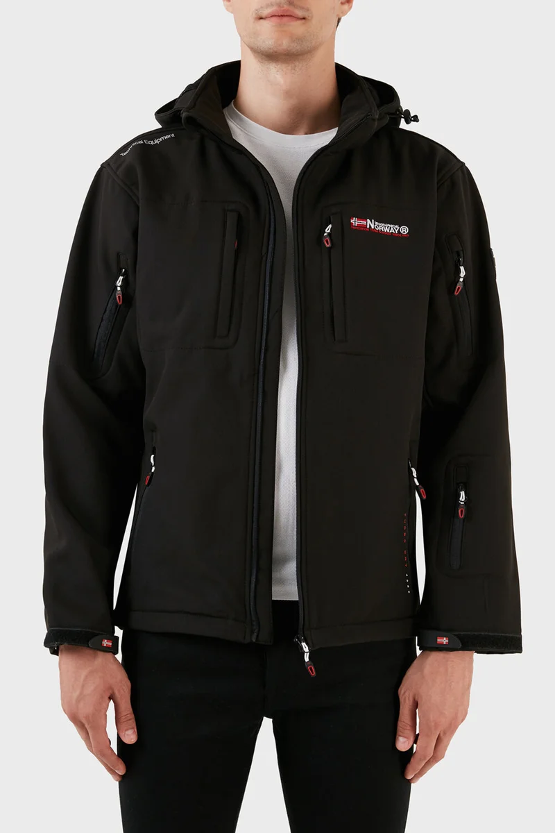 نورواي جيوغرافيكال Wind Resistant Softshell Hooded Outdoor Coat Men's Coat Tunar