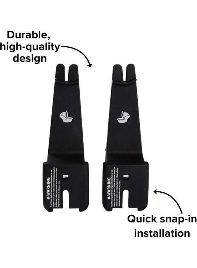 Diono Quantum Adapter for Peg Perego Car Seats, Black - Image 3