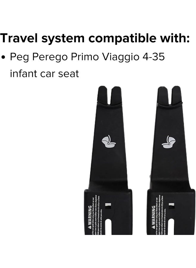 Diono Quantum Adapter for Peg Perego Car Seats, Black - Image 2