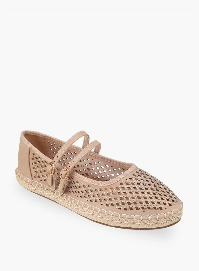 Peppermint  Women Embellished Espadrille Mary Jane Shoes for Women | Best Price UAE