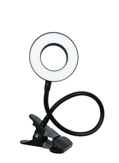 Ring Light with Clamp， For Video Conference Lighting, Computer Webcam, USB LED Laptop Light for Zoom Meetings Reading with 3 Color 10 Dimming Level