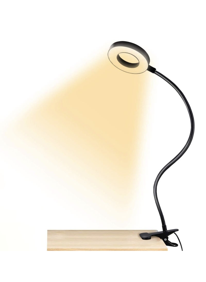 Generic - Ring Light with Clamp， For Video Conference Lighting, Computer Webcam, USB LED Laptop Light for Zoom Meetings Reading with 3 Color 10 Dimming Level - Image 1