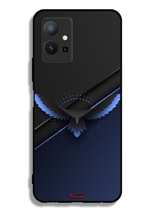 Tolwak Vivo Y75 5G Protective Case Cover Eagle Digital Abstract Art - Image 2