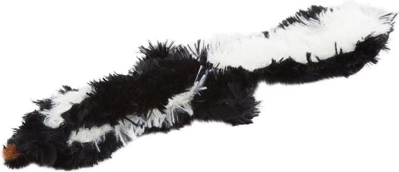 SPOT Skinneeez Skunk 14 Inch Stuffing-Free Plush Squeaky Dog Toy â€“ Soft Tug-of-War Toy for Small and Medium Dogs â€“ Mess-Free Interactive Chew Toy - Image 2
