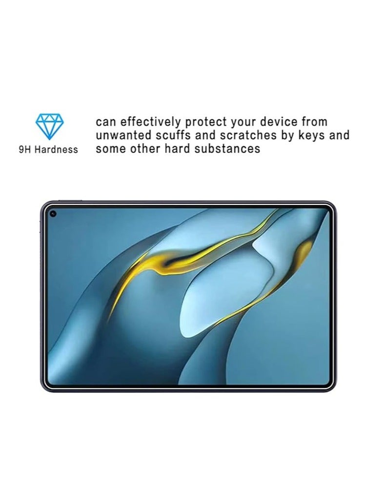 general 【2-Pack】 The screen protector is compatible with the HUAWEI MatePad Pro 12.6-inch, 9H hardness tempered glass film for MatePad Pro, which is scratch-resistant and shatter-resistant - Image 4