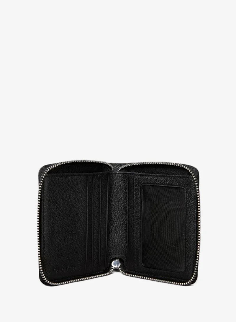 CALVIN KLEIN  Emblem AOP Embossed Zip Billfold for Men | Best Price UAE