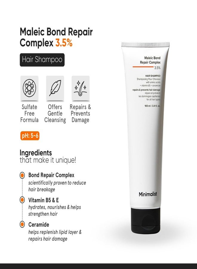Minimalist Hair Growth & Bond Repair Combo | Hair Growth Actives 18% Serum + Bond Repair Shampoo | Reduces Hair Fall, Strengthens Weak Hair & Repairs Damage | For Men & Women - Image 5