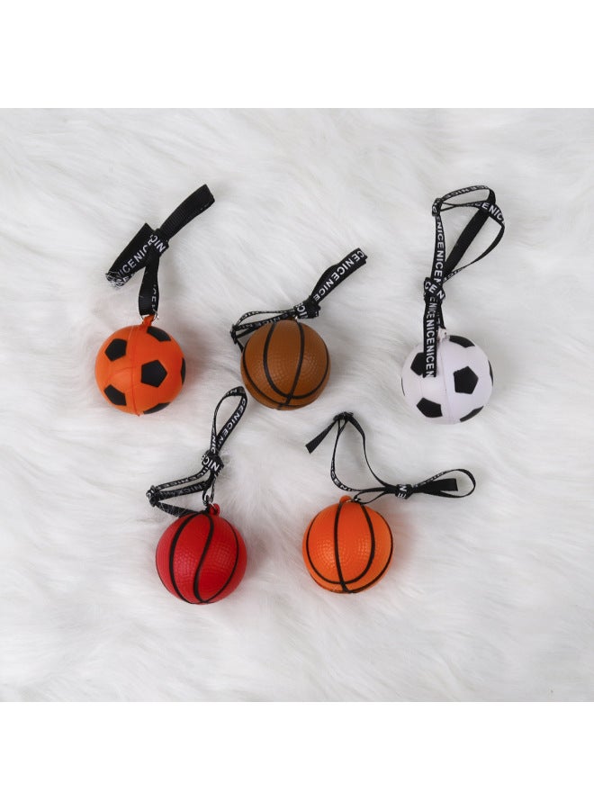 20CM Cm Doll Jewelry No Attribute Cotton Doll Basketball 15CM Baby Football Backpack Wholesale-Specifications:One Size Fits All-color:black Orange Football - Image 2